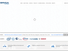 Tablet Screenshot of brisa-tech.com